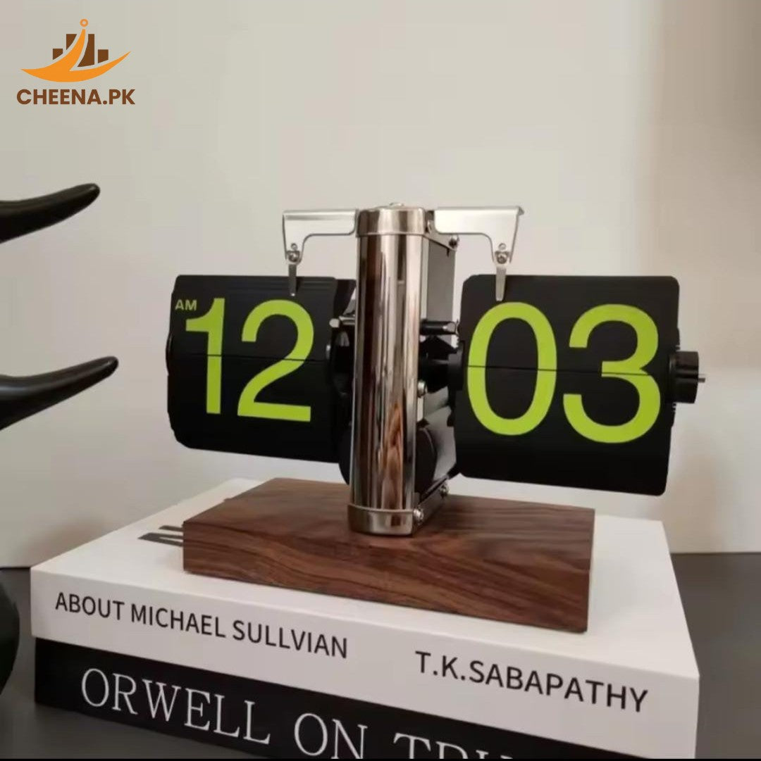 Mechanical Retro Flip Clock |  Perfect For Office Use And Corporate Gifting