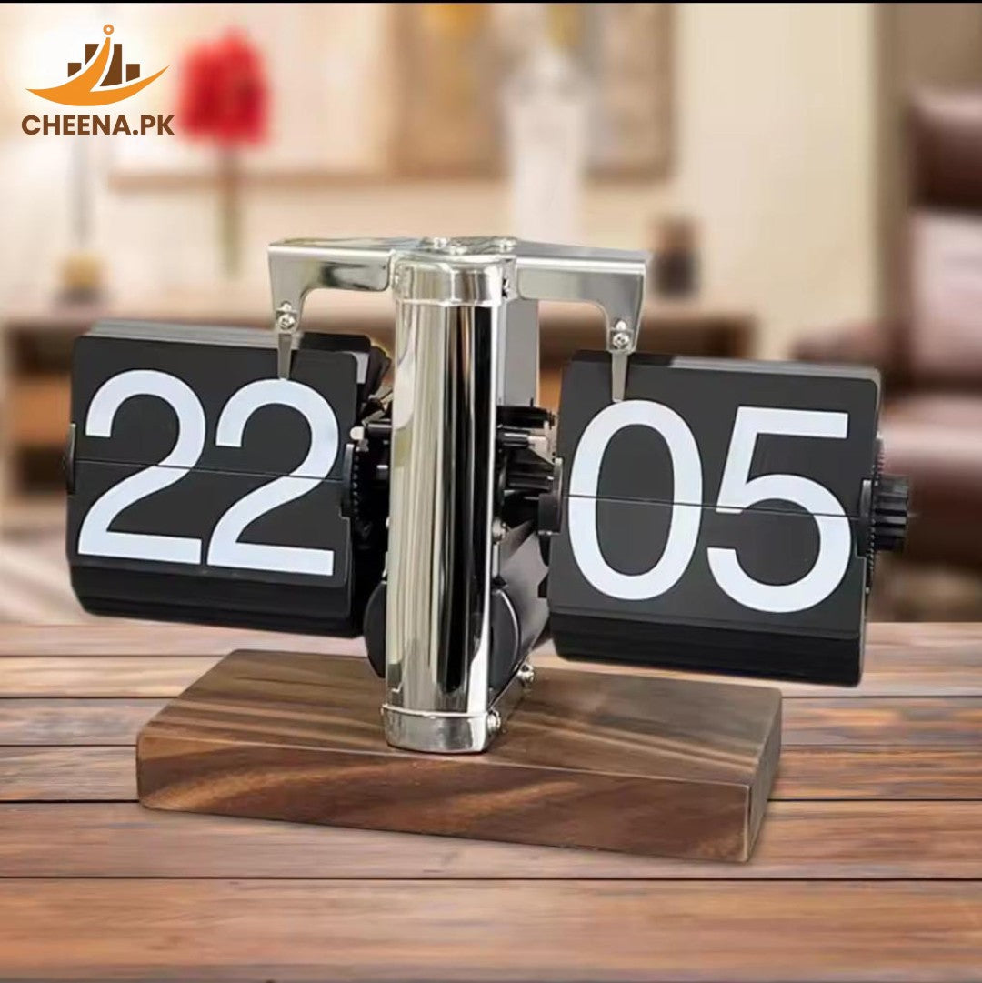 Mechanical Retro Flip Clock |  Perfect For Office Use And Corporate Gifting
